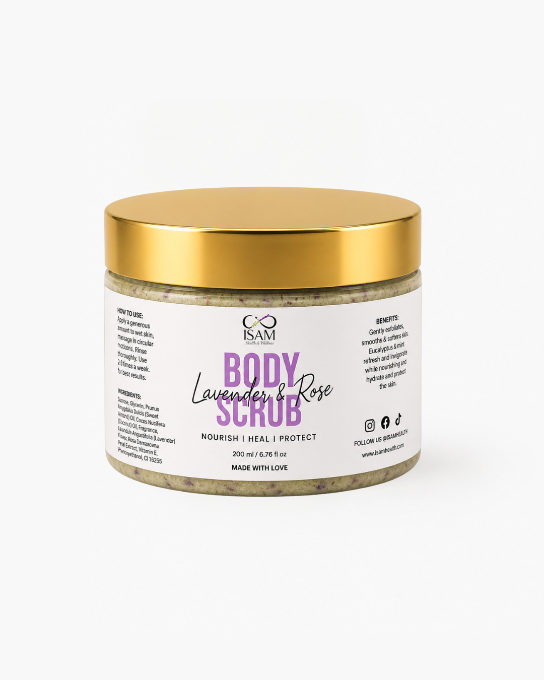 Lavender & Rose Sugar Scrub